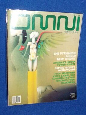 Vintage OMNI Magazine -February 1983 - Sci-Fi, Science, Phone Video Games, UFOs